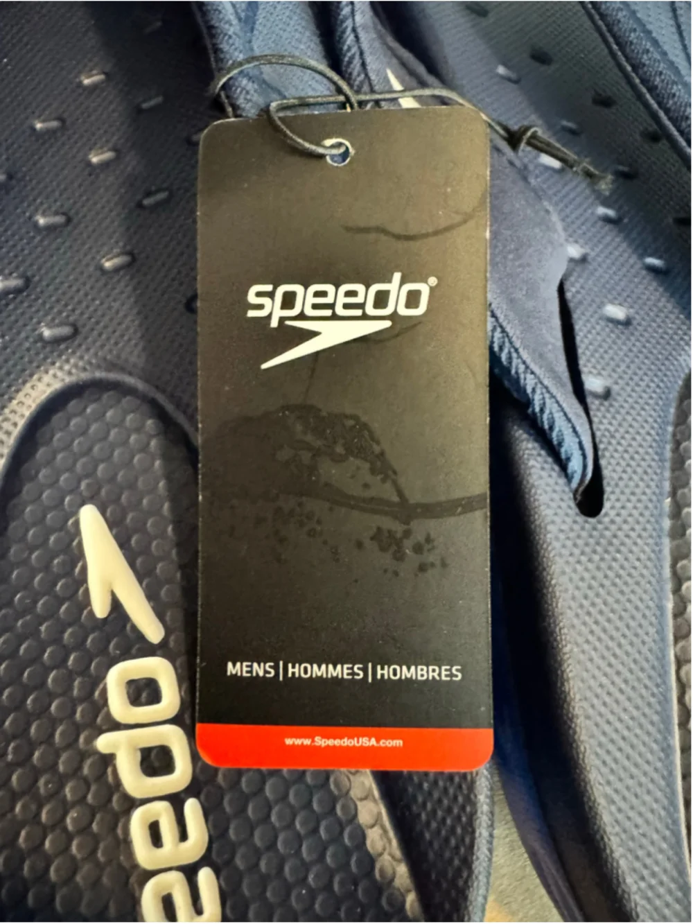 Men's Speedo On Deck Flip Flop Sandals Blue Size 12